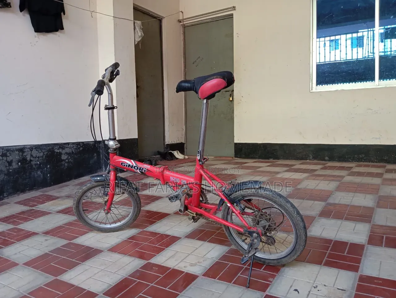 A kids mini cycle is for sale.