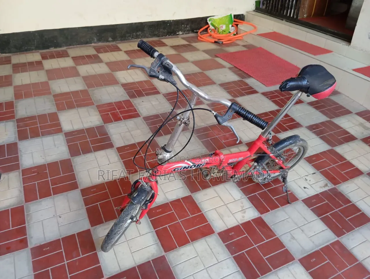 A kids mini cycle is for sale.