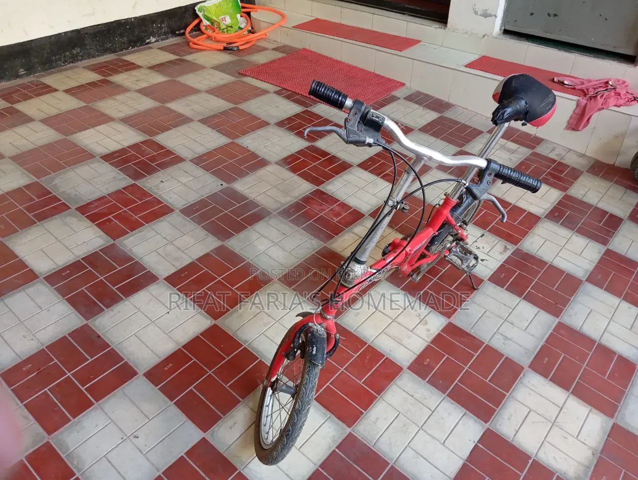 A kids mini cycle is for sale.