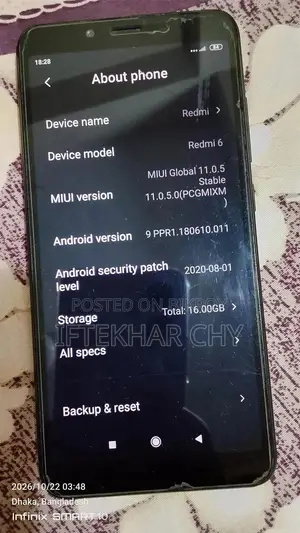 Xiaomi Redmi 6A 16 GB Black