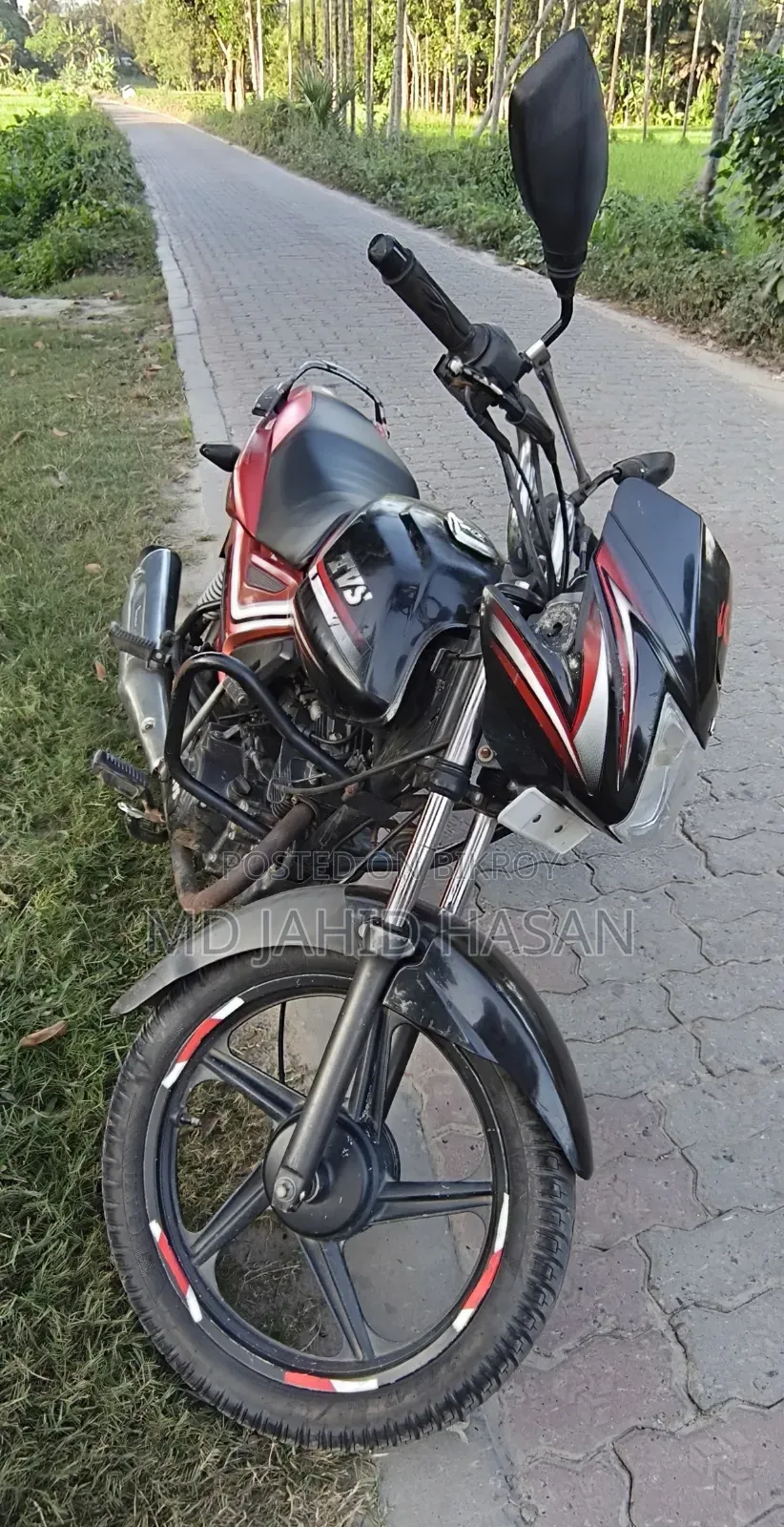 TVS Metro Plus 2021 Red
