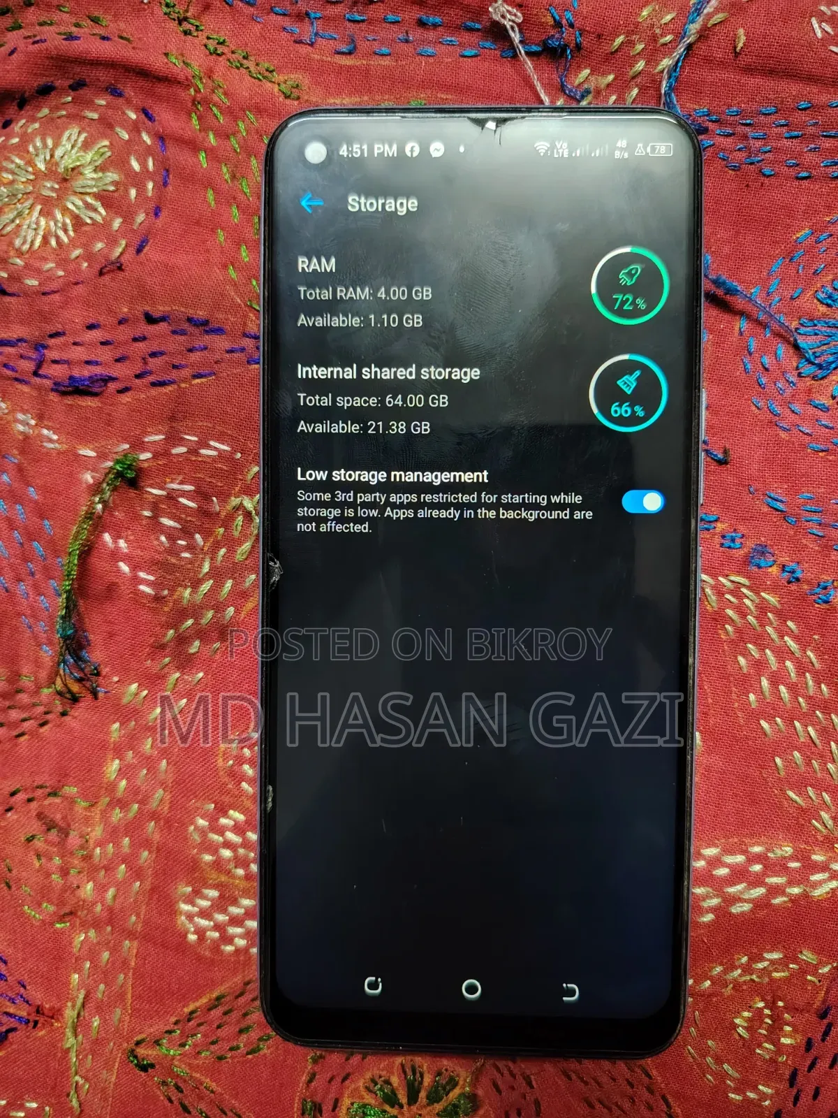 টেকনো বি৩ সিলভার