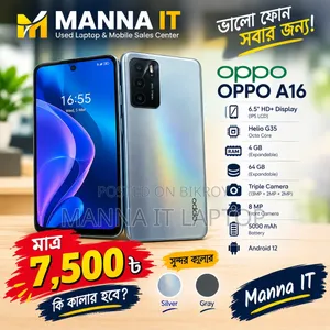 Oppo A16 64 GB Gray