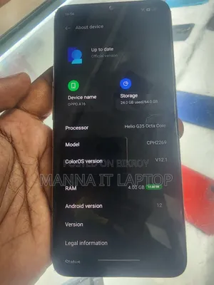 Oppo A16 64 GB Gray