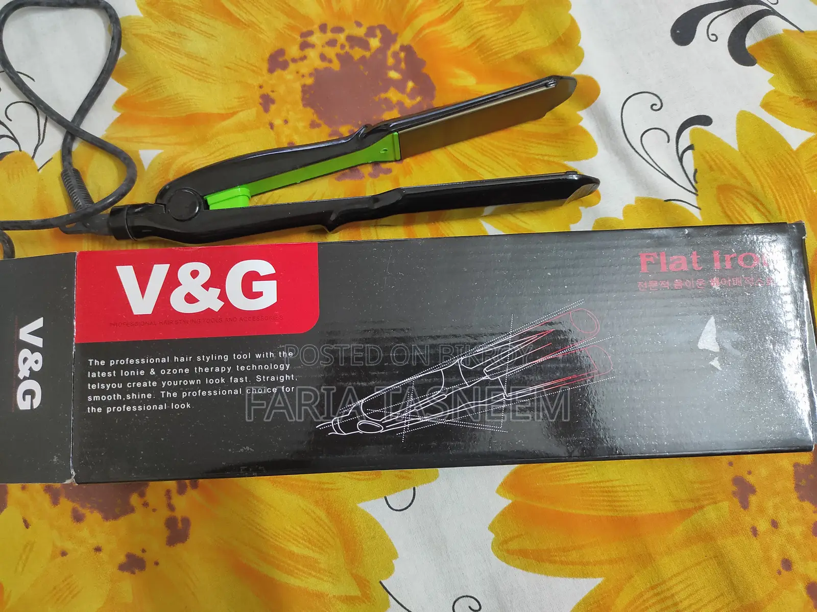 V & G Hair Straightener