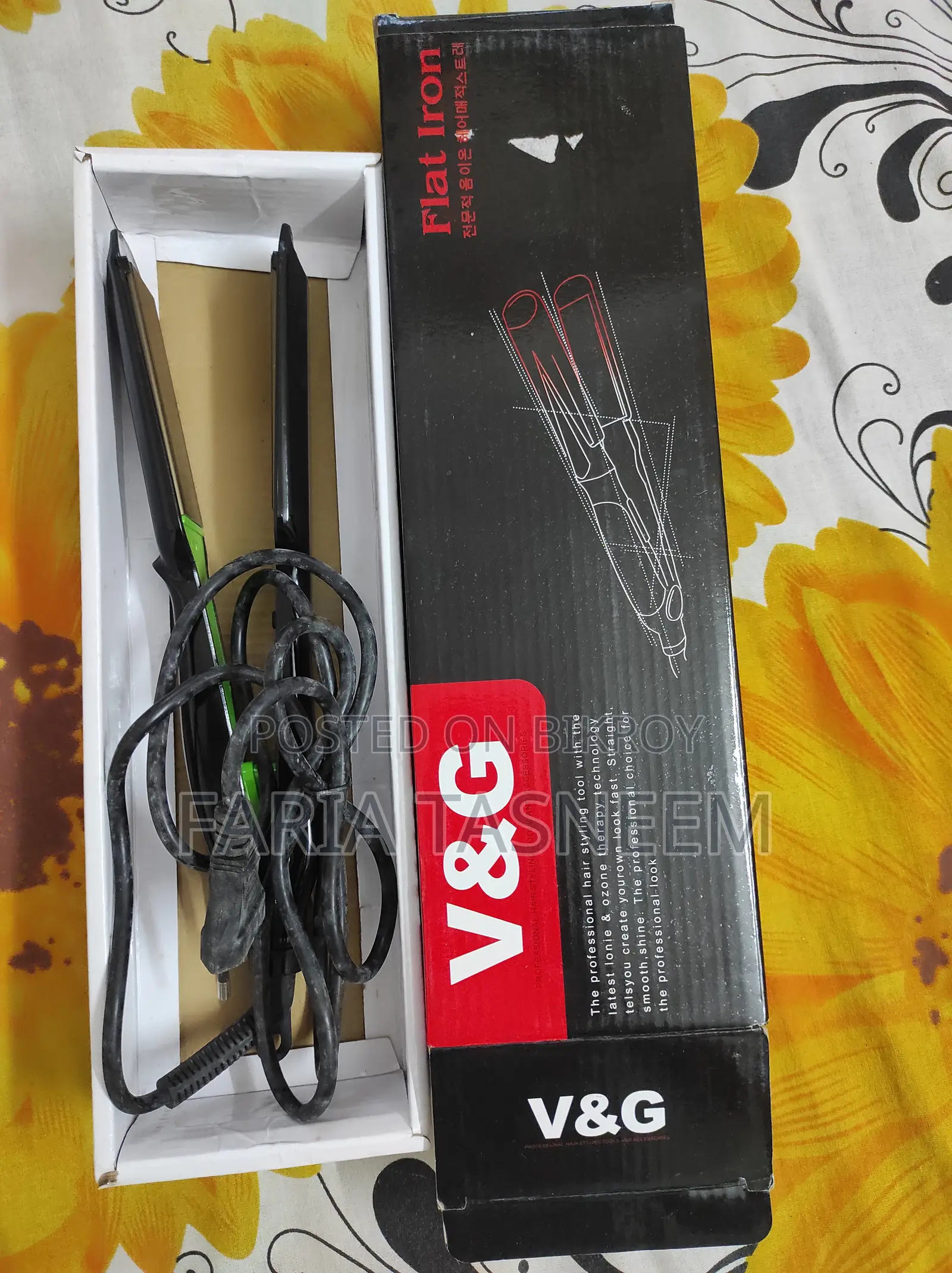 V & G Hair Straightener