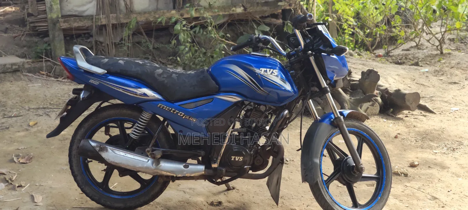 TVS Metro Plus 2018 Blue