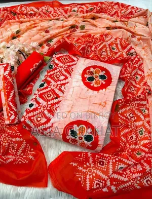 Wax Block Batik Three Piece!