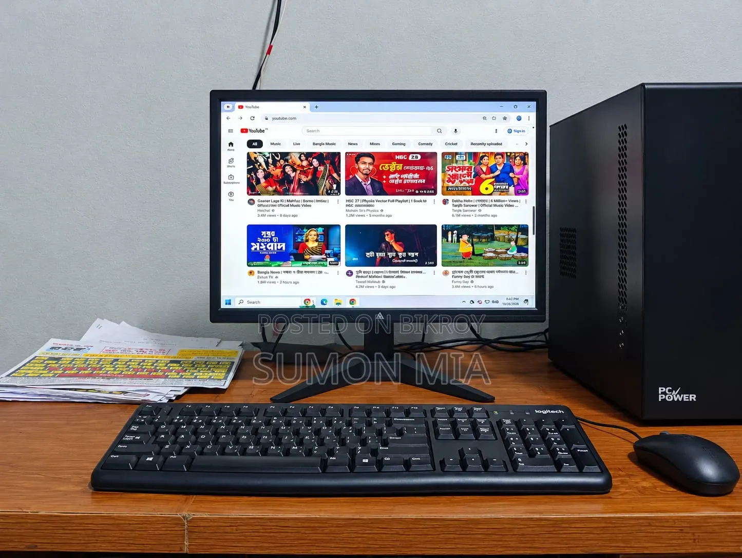 গিগাবাইট GA-H110MSTX-HD3-ZK ৮ জিবি ইন্টেল কোর আই৩ এসএসডি ১২৮ জিবি