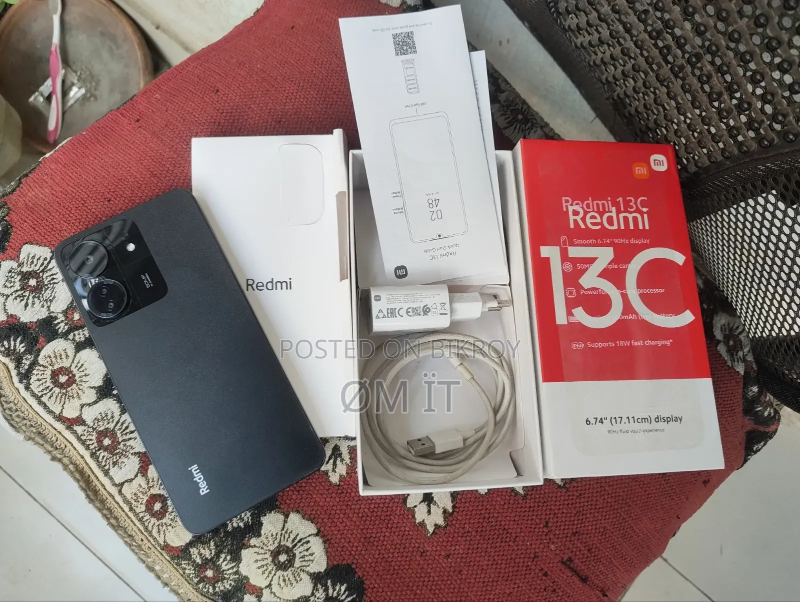 শাওমি রেডমি ১৩সি ১২৮ জিবি ব্ল্যাক