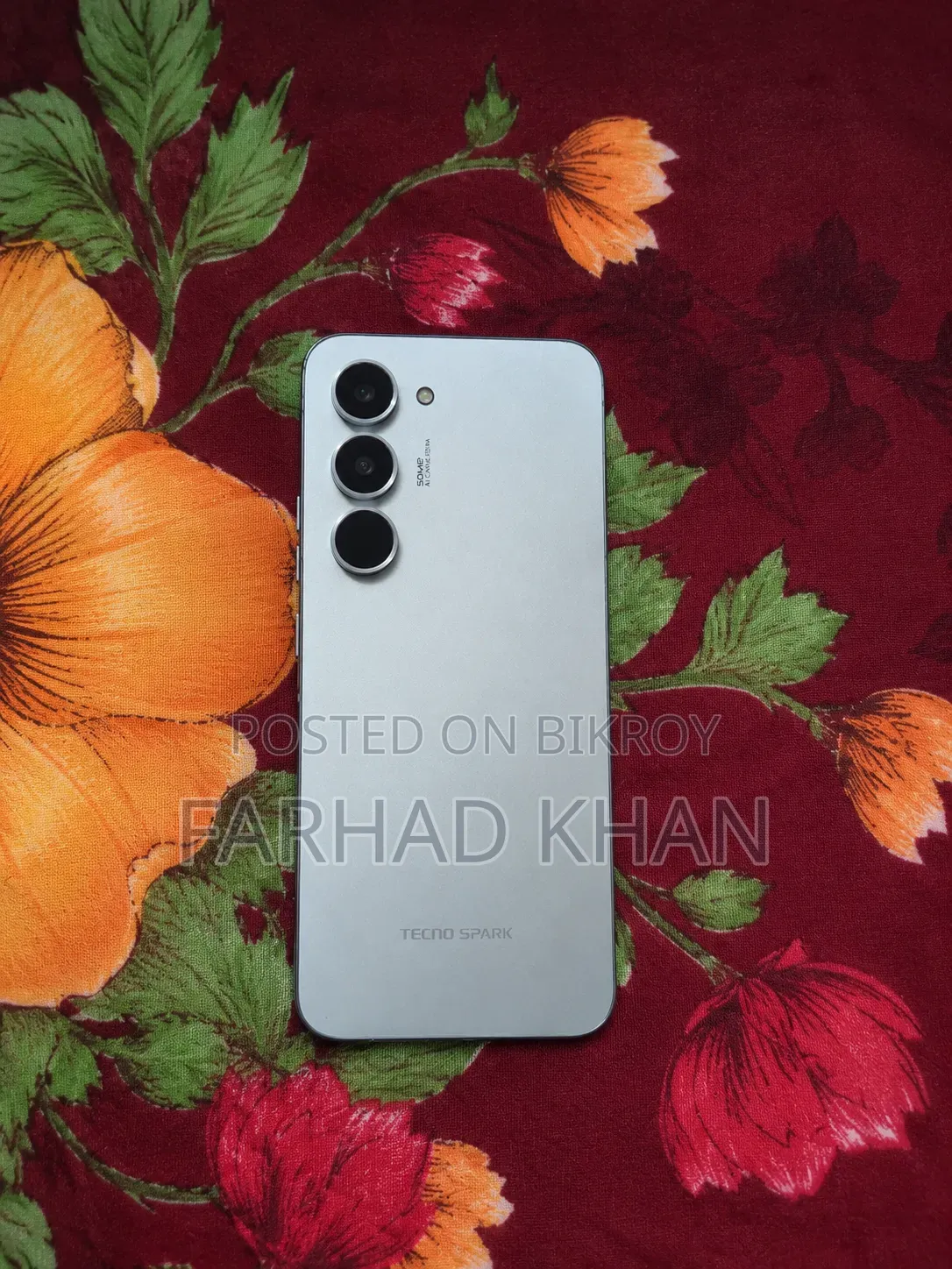টেকনো স্পার্ক ৪০ প্রো ১২৮ জিবি সিলভার