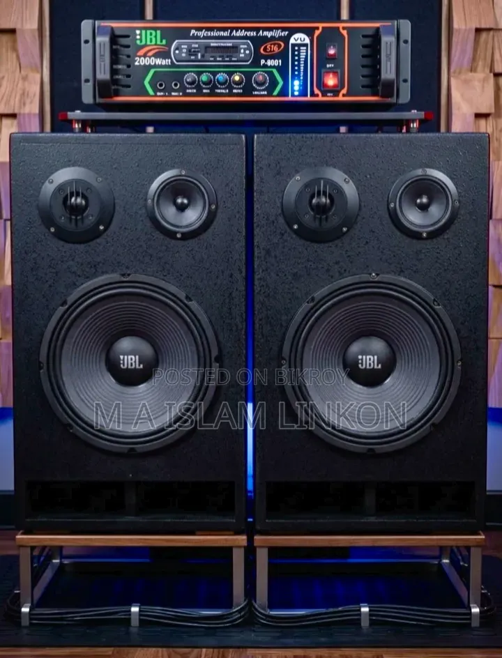 Smart and high performance sound system with a pair of boxes for sale