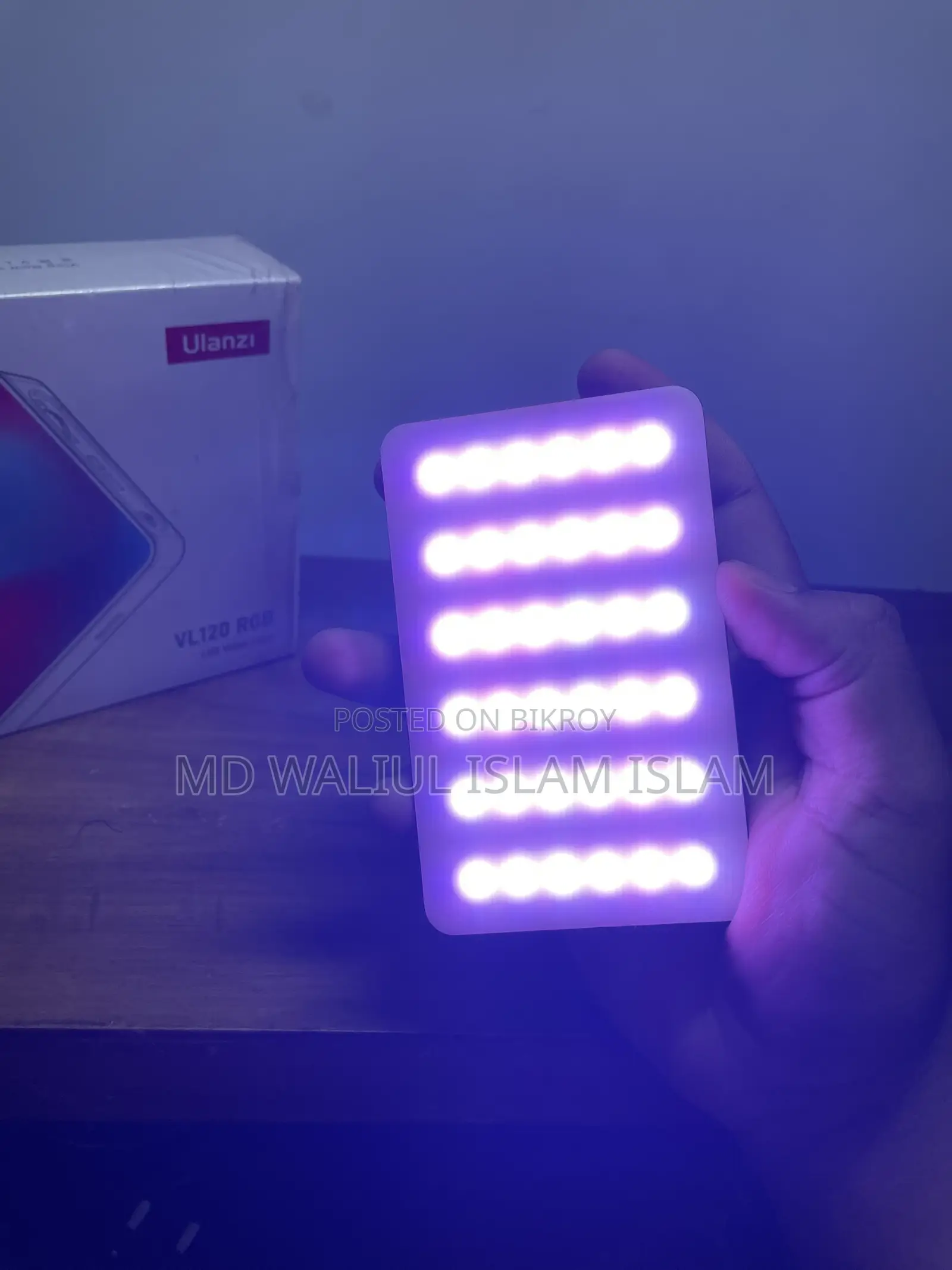 Ulanzi VL120 RGB LED Video Light
