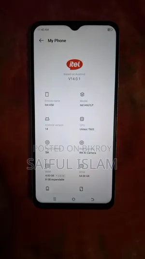Itel A50 128 GB Bronze