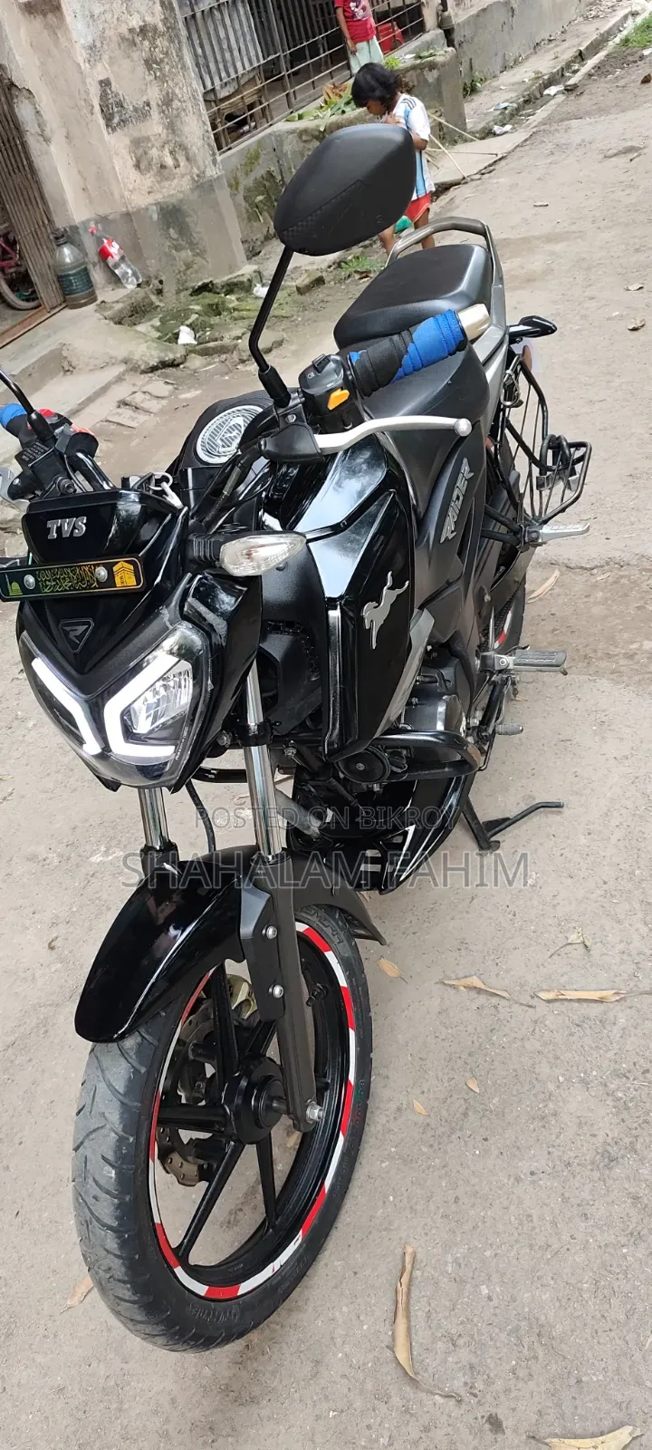 টিভিএস রাইডার ১২৫ ২০২৪ কালো