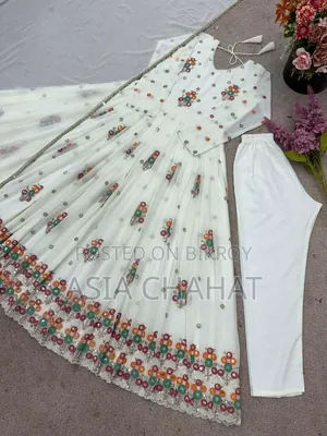 জর্জেট এর গ্রাউন থ্রি-পিস কালেকশন!!