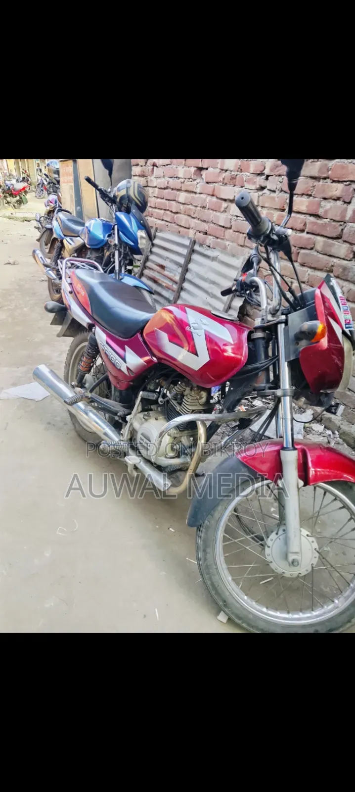 Bajaj CT 100 2015 Red