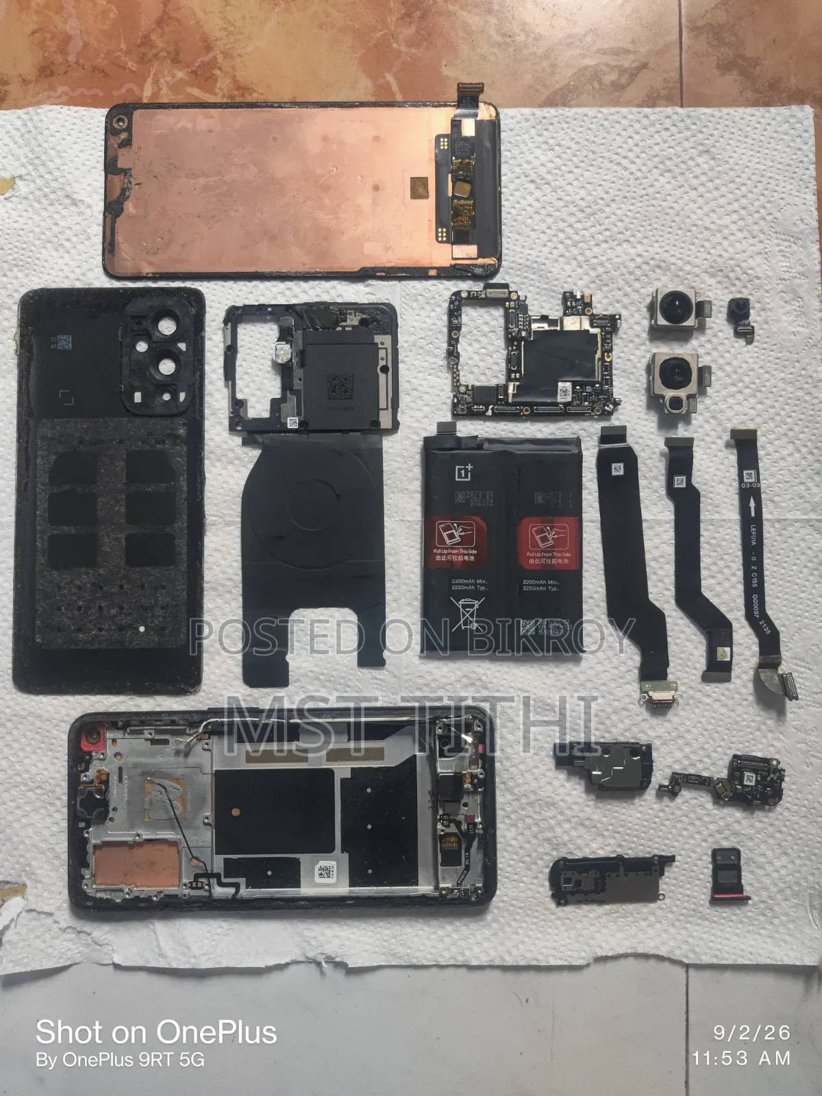 OnePlus 9 256 GB Black mobile er parch sell