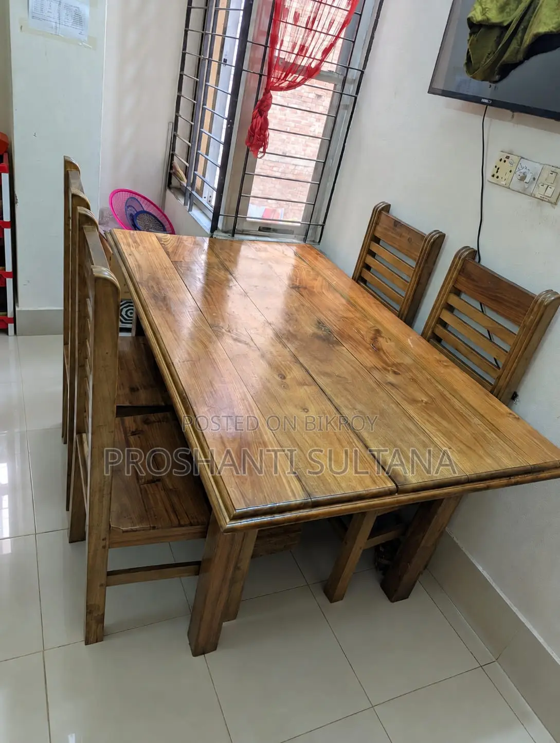 Teak Wood Dining Table
