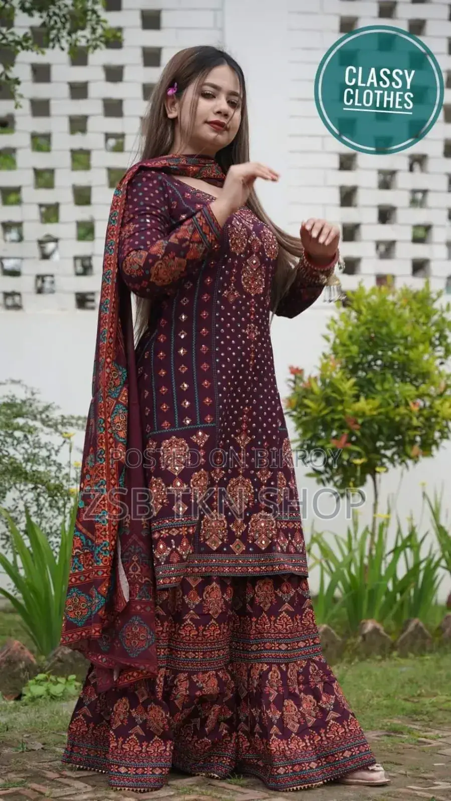 ঘাগরা থ্রি পিস