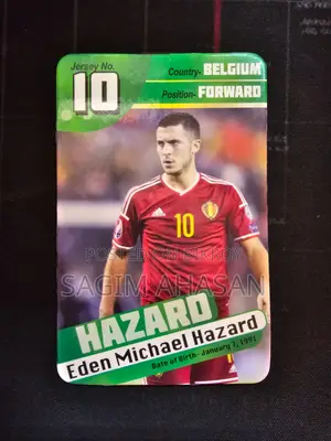 PRAN FIFA 2018 Card - Eden Hazard (Belgium #10)