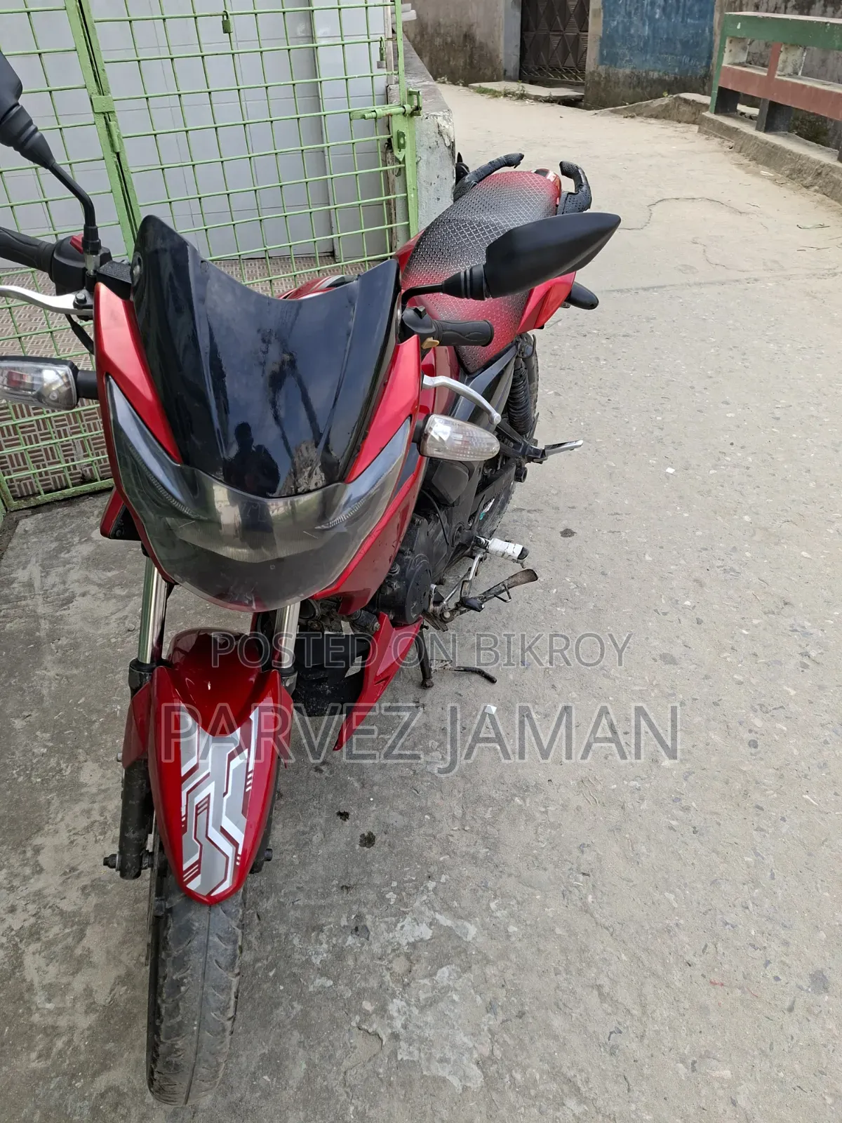 টিভিএস অ্যাপাচি আরটিআর ১৬০ টুভি ২০১৬ লাল