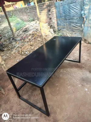 Black Designer Computer Table / Office Desk – 72 Inch