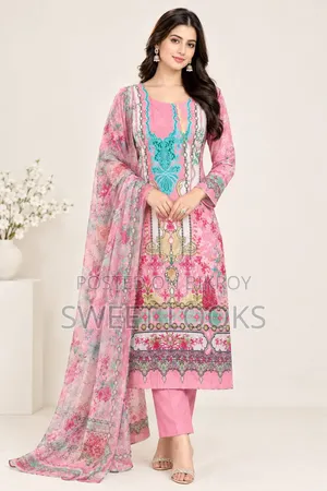 Jad Premium Swiss Lawn Pure Dress