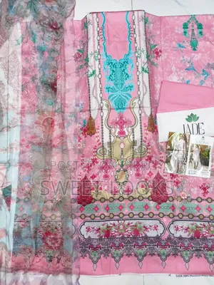 Jad Premium Swiss Lawn Pure Dress