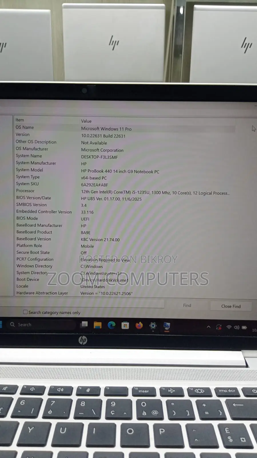 Laptop HP ProBook 440 8GB Intel Core i5 SSD 256GB
