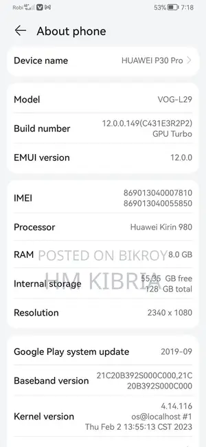Huawei P30 Pro 128 GB