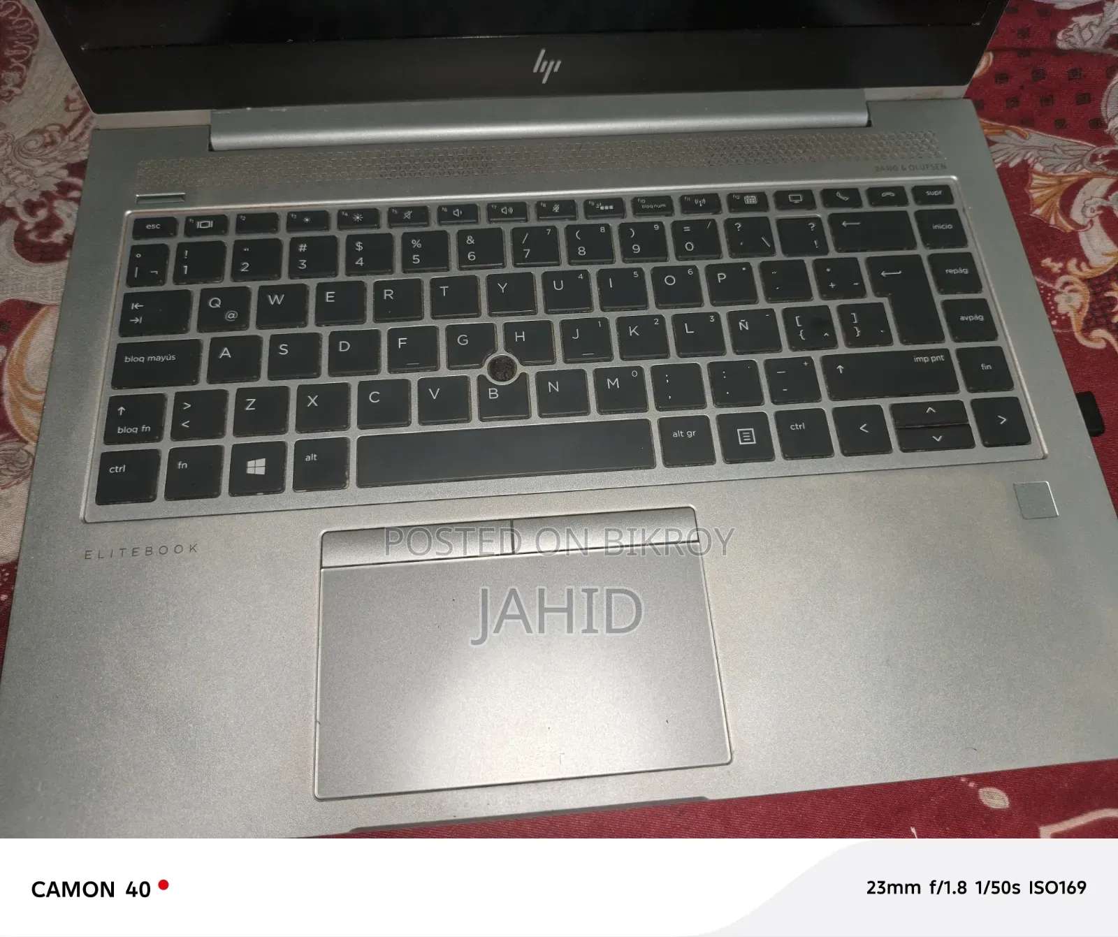 HP EliteBook 840 G5 16GB Intel Core i7 SSD 256GB Laptop