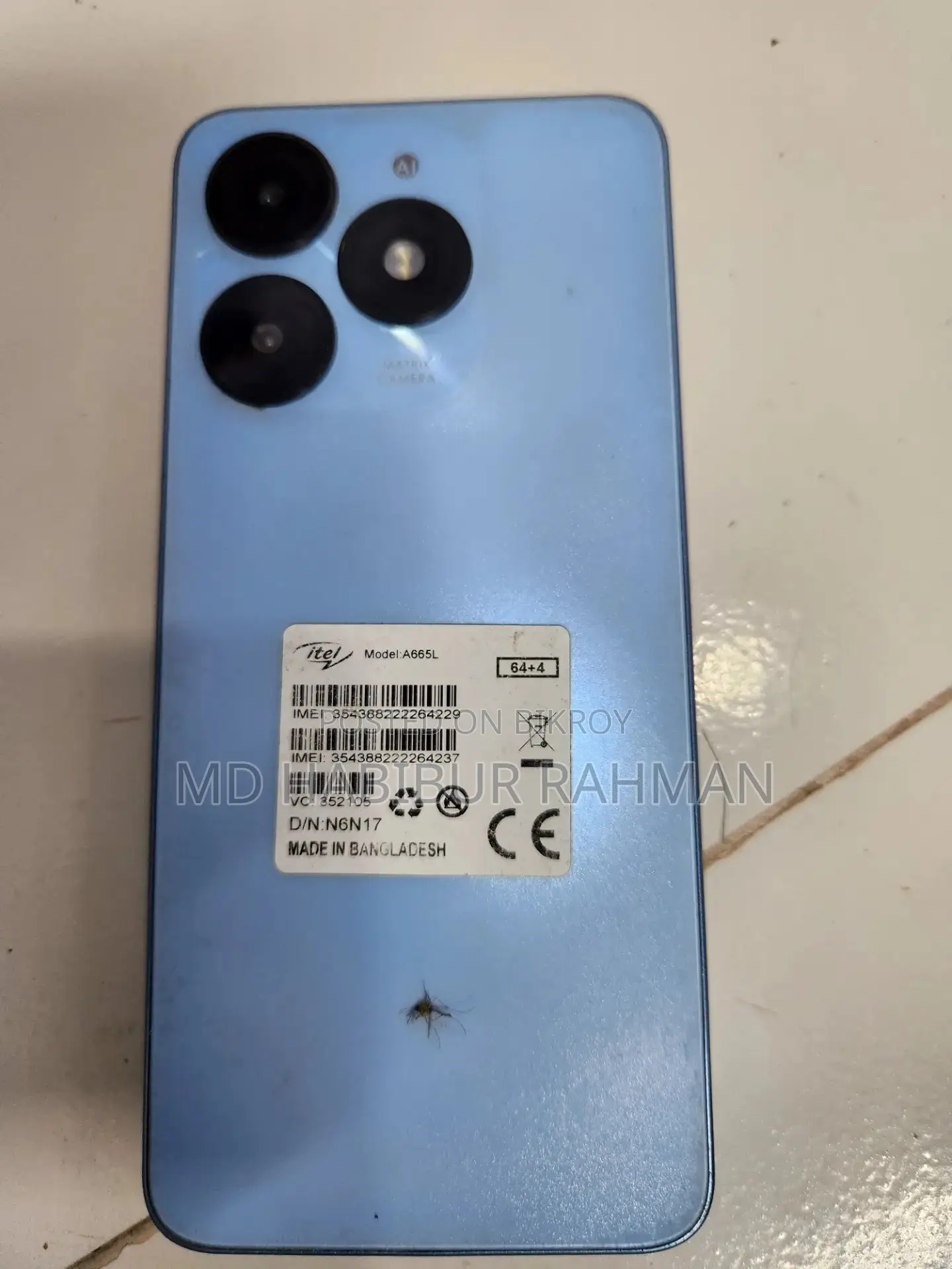 Itel A70 128 GB Blue