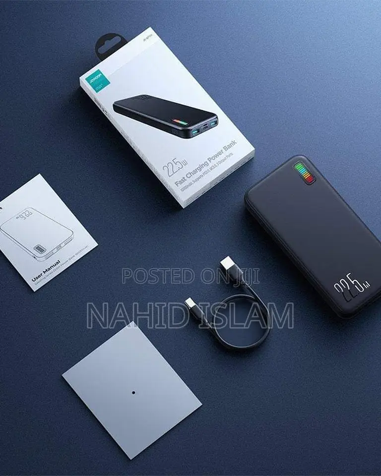 Joyroom JR-QP194 10000mah 22.5W Fast Charging Power Bank- Bl