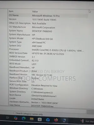 Laptop HP EliteBook 830 G6 8GB Intel Core i5 SSD 256GB