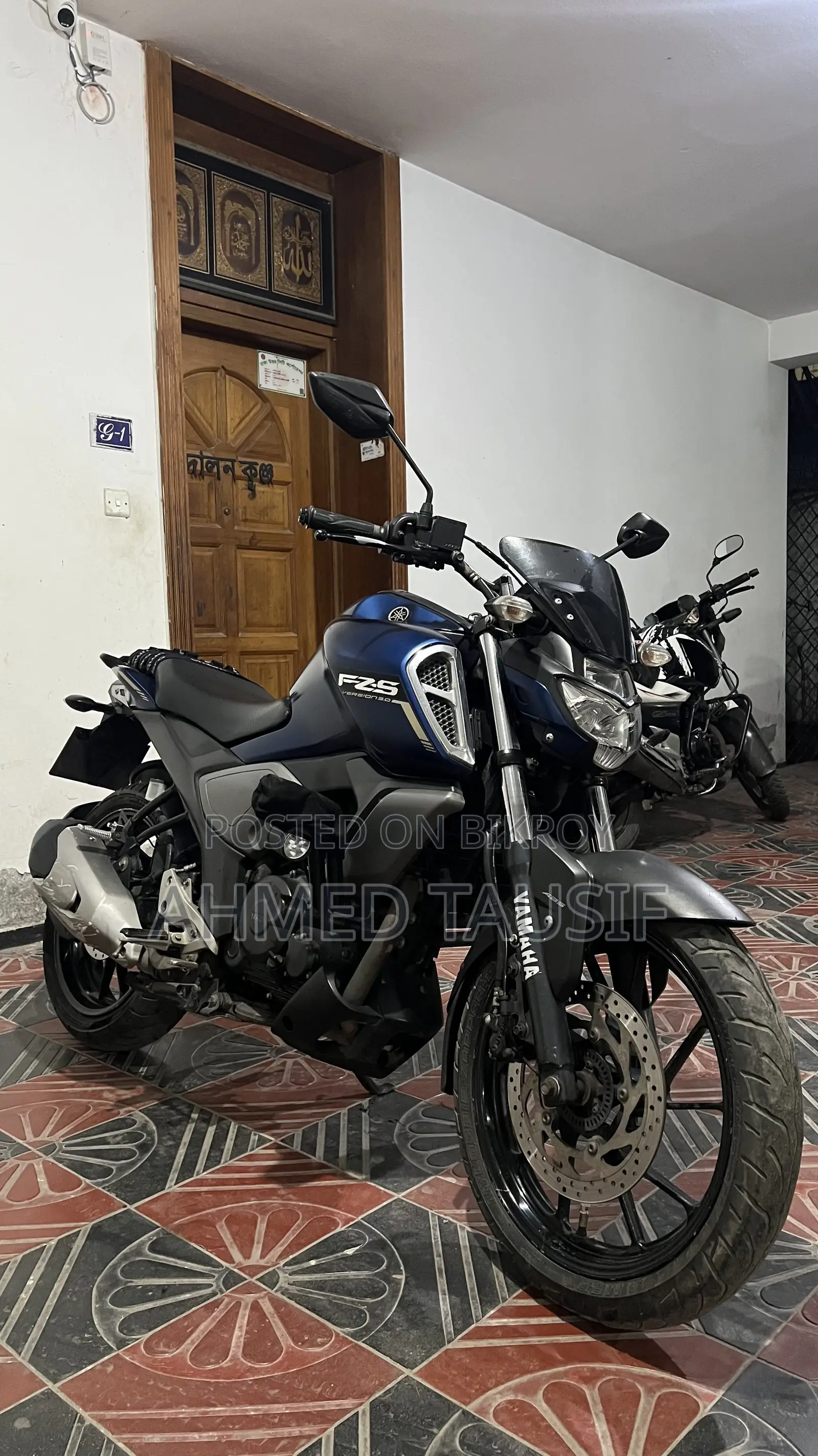 যামাহা এফজেডএস ভি৩ ২০১৯ নীল