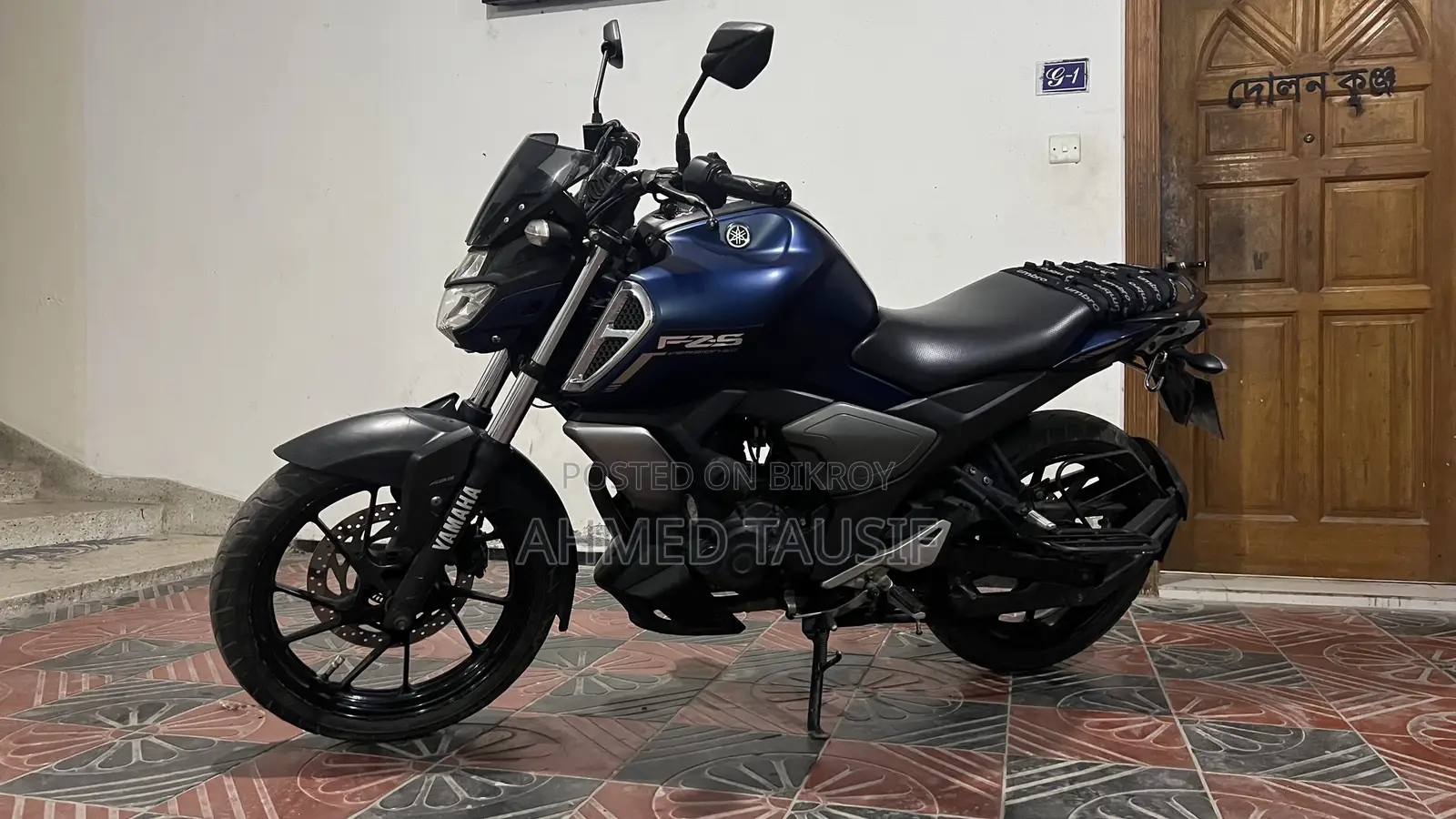 যামাহা এফজেডএস ভি৩ ২০১৯ নীল
