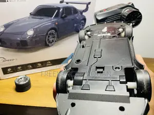 Porsche 993 911 RWB 4WD RC Drift Car With Tires & Traffic Cones