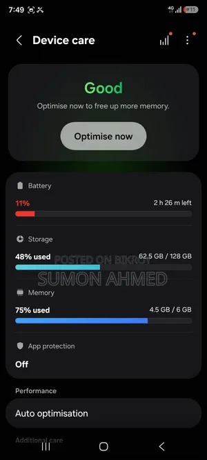 Samsung Galaxy A07 128 GB