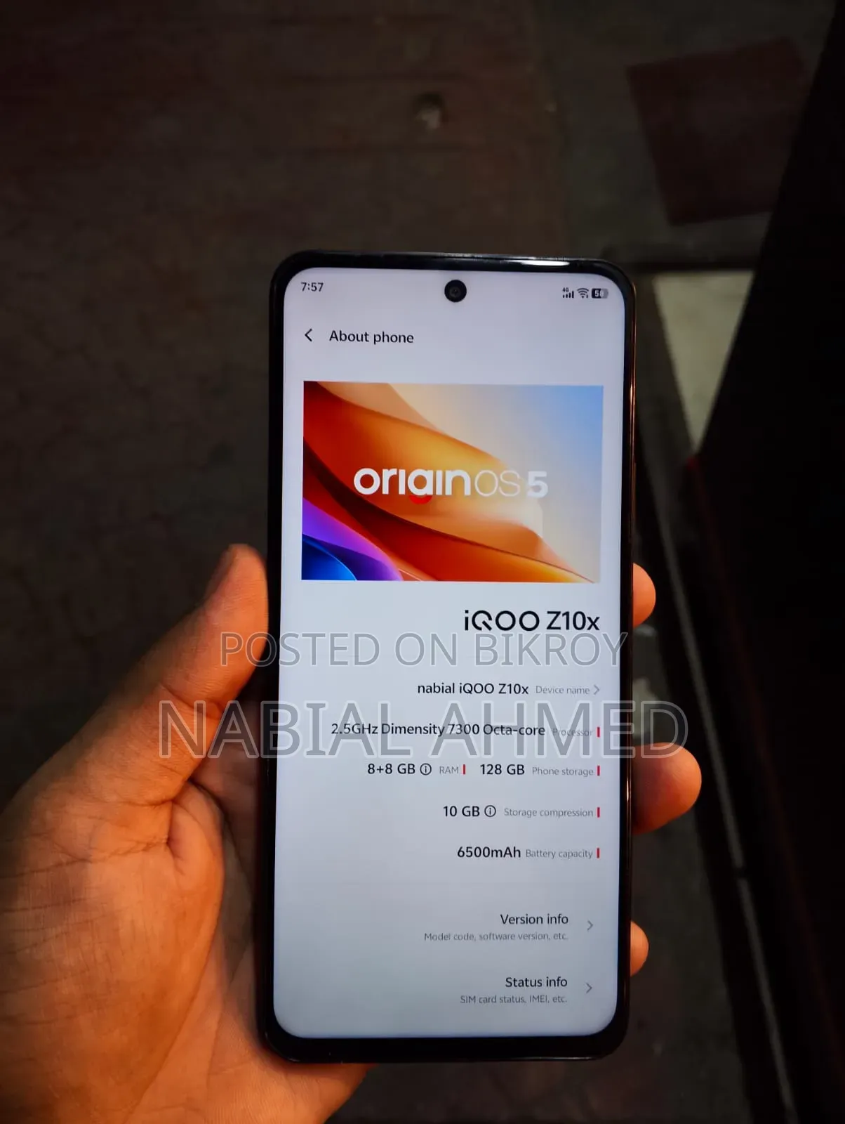 আইকিউওও জেড১০এক্স ১২৮ জিবি ব্ল্যাক
