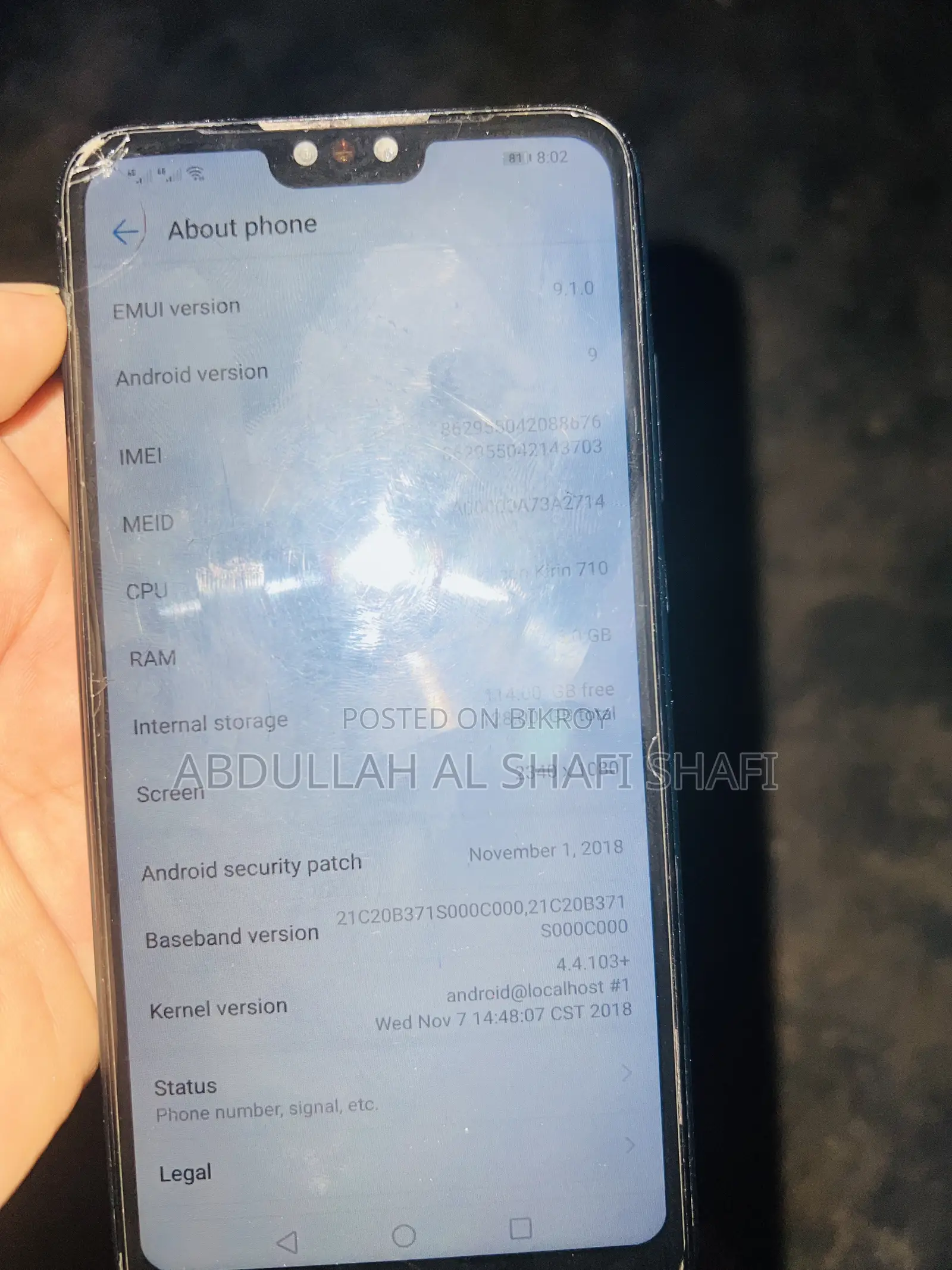 Huawei Y8s 128 GB Purple