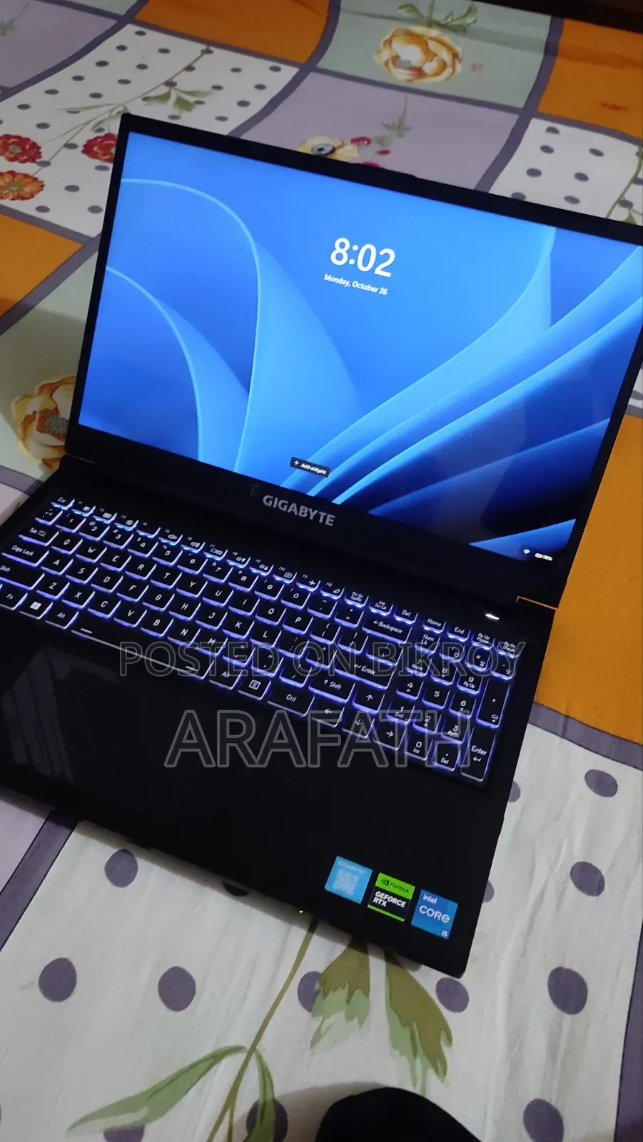 Laptop Gigabyte G5 24GB Intel Core i5 SSD 500GB