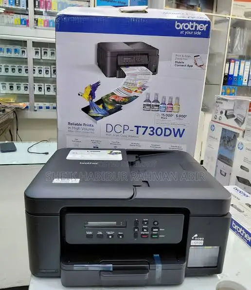 Brother DCP-T730DW প্রিন্টার — নতুনের মতো, খুব কম ব্যবহৃত