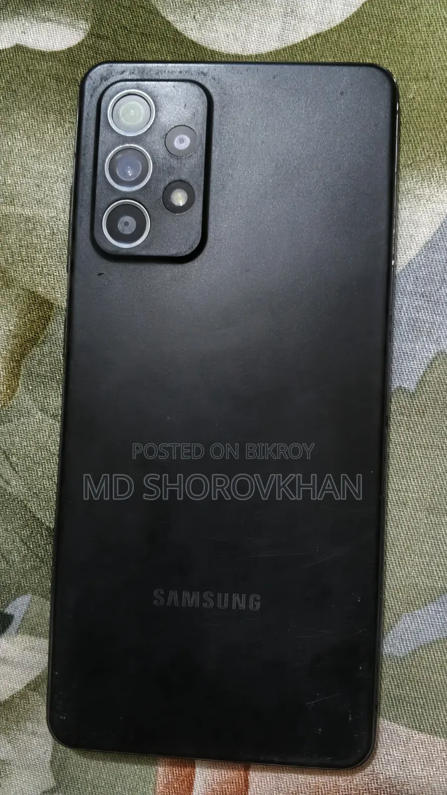 স্যামসাং গ্যালাক্সি A52s 5G ১২৮ জিবি কালো