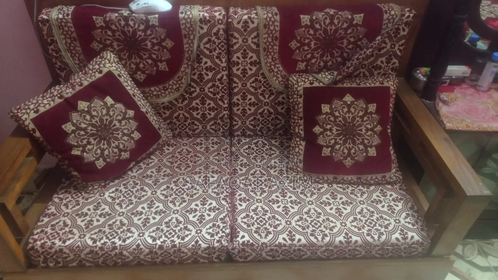 শেগুন কাঠের সোফা ও টেবিল