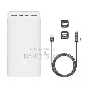 Xiaomi Power Bank 3 30000mah 18W Power Bank – White Color