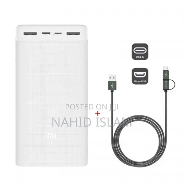 Xiaomi Power Bank 3 30000mah 18W Power Bank – White Color