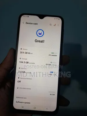 স্যামসাং গ্যালাক্সি এম২১ ১২৮ জিবি কালো