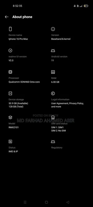 Realme C17 128 GB Green