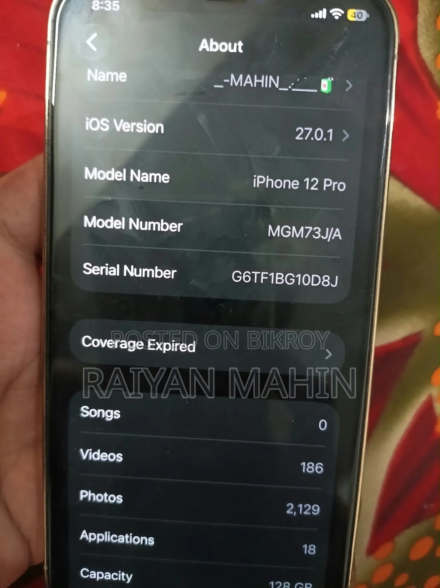 Apple iPhone 12 Pro 128 GB Rose Gold
